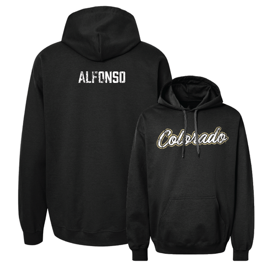 Track & Field Black Script Hoodie  - Gustavo Alfonso