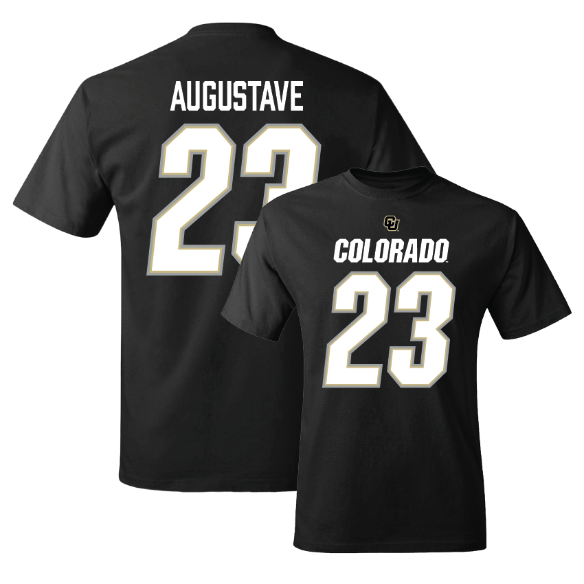 Football Black Shirsey Tee  - Isaiah Augustave