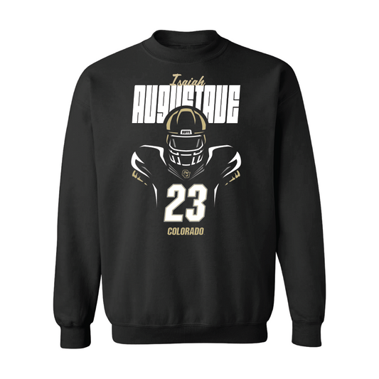 Football Black Silhouette Crew  - Isaiah Augustave