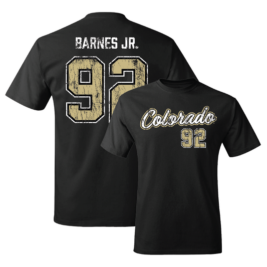 Football Black Script Tee - Anquin Barnes Jr.