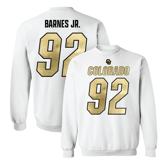 Football White Shirsey Crew - Anquin Barnes Jr.