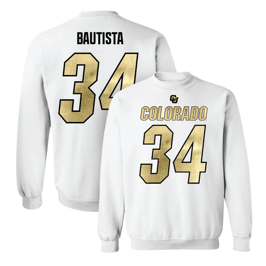 Football White Shirsey Crew  - Titus Bautista