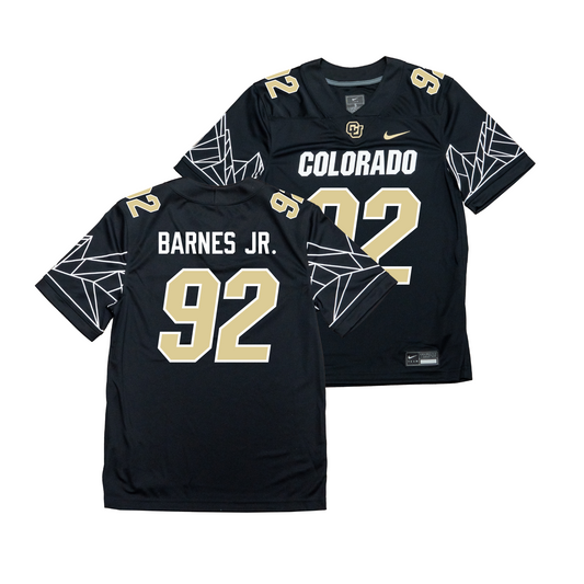 Nike Colorado Buffs Black NIL Game Replica Football Jersey - Anquin Barnes Jr.