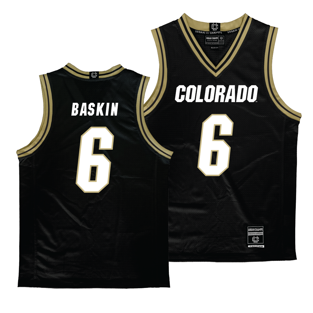 Colorado Men's Black Basketball Jersey  - Trevor Baskin