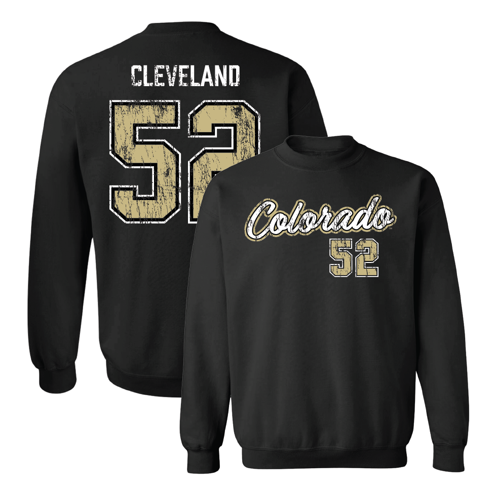 Football Black Script Crew  - Cash Cleveland