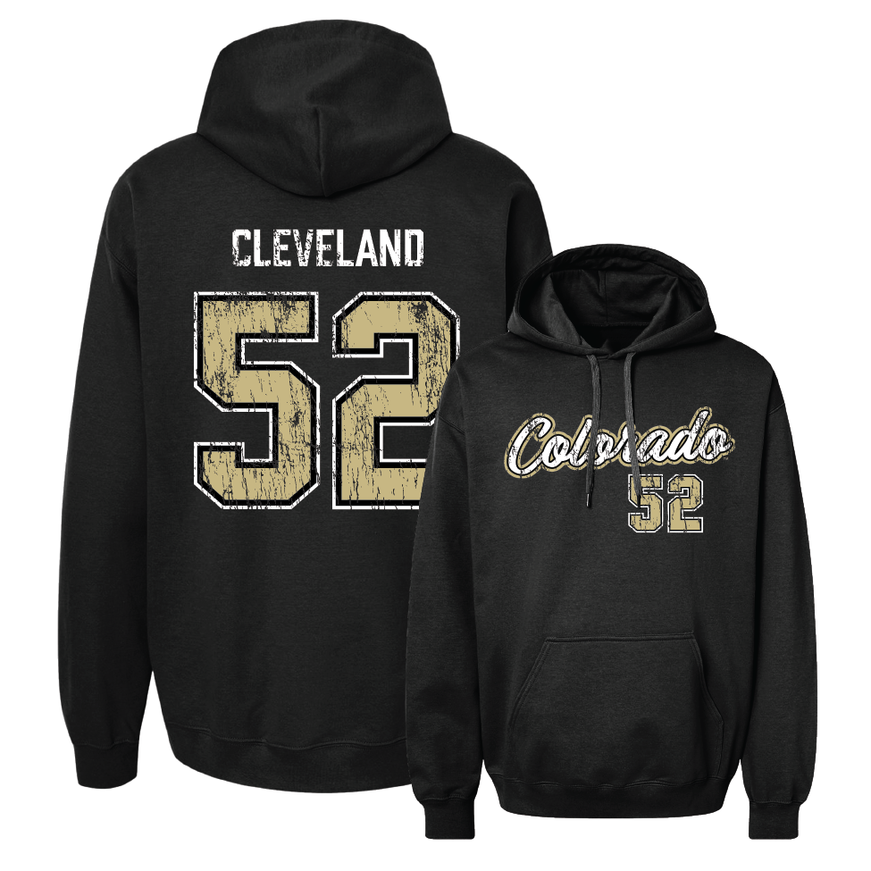 Football Black Script Hoodie  - Cash Cleveland