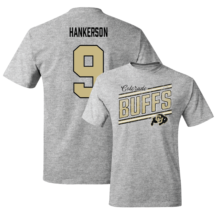 Sport Grey Football Slant Tee Youth Small / Anthony Hankerson | #9