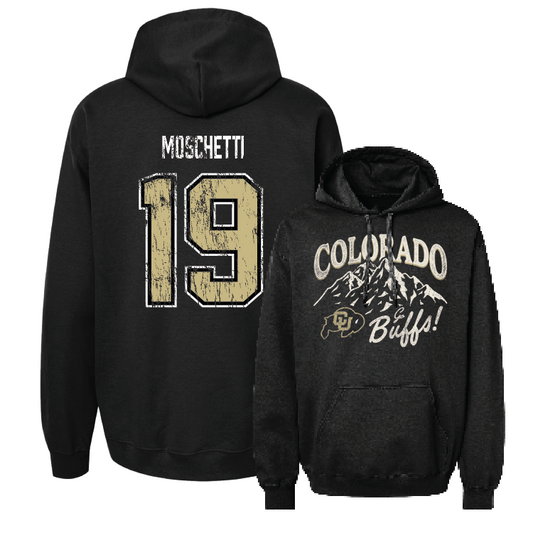 Black Women's Soccer Mountain Hoodie Youth Small / Angelina Moschetti | #19