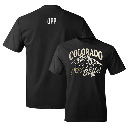 Black Track & Field Mountain Tee - Amanda Opp Youth Small