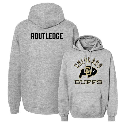 Sport Grey Track & Field Classic Hoodie - Allie Routledge Youth Small