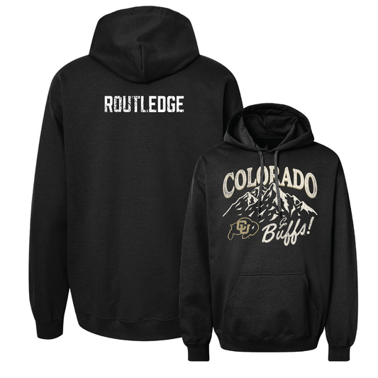 Black Track & Field Mountain Hoodie - Allie Routledge Youth Small