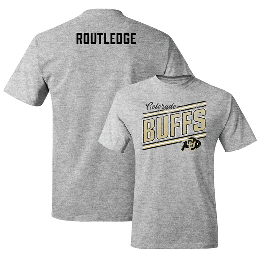 Sport Grey Track & Field Slant Tee - Allie Routledge Youth Small
