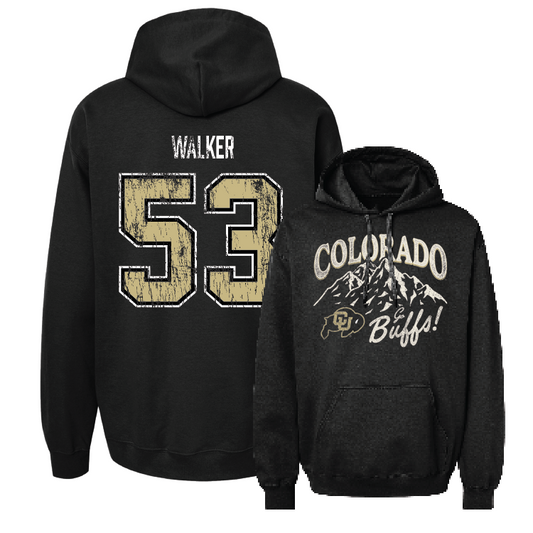 Black Football Mountain Hoodie Youth Small / Arden Walker | #53