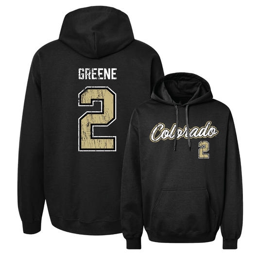 Black Track & Field Script Hoodie - Ben Greene Youth Small