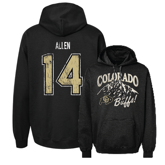 Black Football Mountain Hoodie Youth Small / Colton Allen | #14
