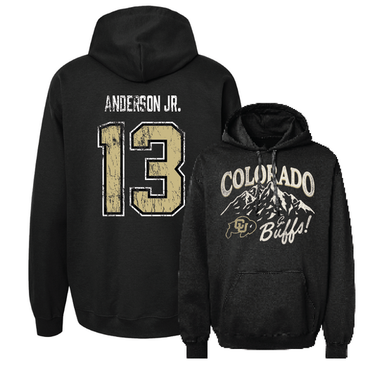 Black Men's Basketball Mountain Hoodie Youth Small / Courtney Anderson Jr. | #13