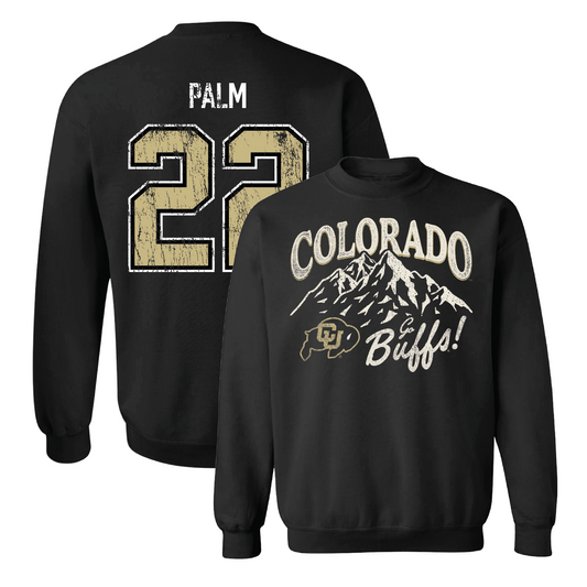 Black Women's Lacrosse Mountain Crew - Cooper Palm Youth Small