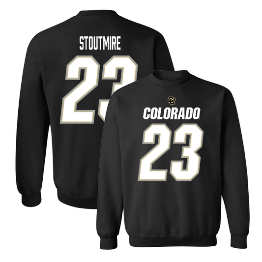 Black Football Shirsey Crew Youth Small / Carter Stoutmire | #23