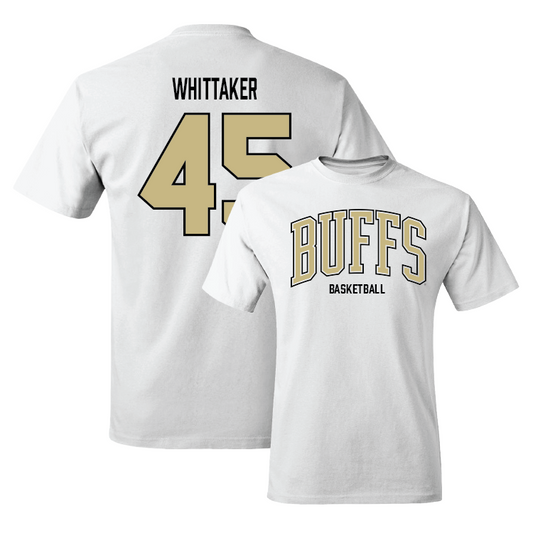 White Women's Basketball Arch Tee Youth Small / Charlotte Whittaker | #45