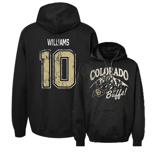 Black Men's Basketball Mountain Hoodie Youth Small / Cody Williams | #10