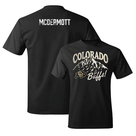 Black Men's Golf Mountain Tee - Dylan McDermott Youth Small