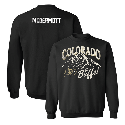 Black Men's Golf Mountain Crew - Dylan McDermott Youth Small