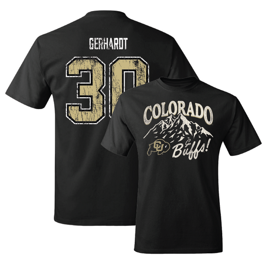 Black Men's Basketball Mountain Tee Youth Small / Gregory Gerhardt | #30