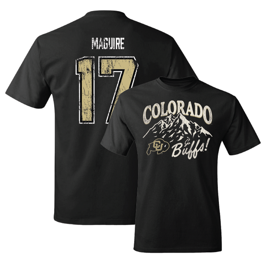 Black Women's Soccer Mountain Tee Youth Small / Greer Maguire | #17