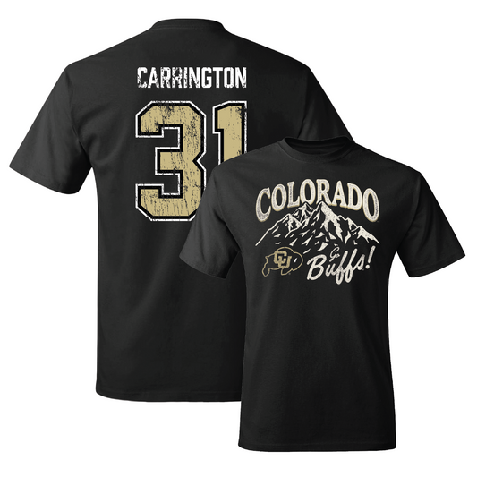 Black Men's Basketball Mountain Tee - Harrison Carrington Youth Small