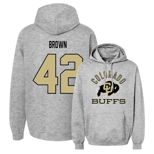 Sport Grey Football Classic Hoodie Youth Small / Jeremiah Brown | #42