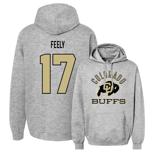 Sport Grey Football Classic Hoodie Youth Small / Jace Feely | #17