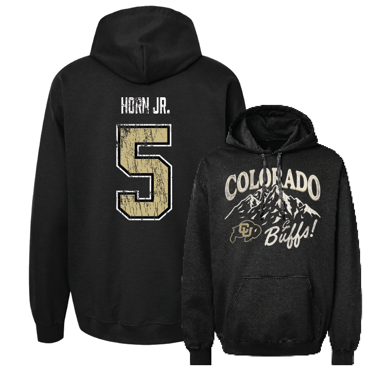 Black Football Mountain Hoodie Youth Small / Jimmy Horn Jr. | #5