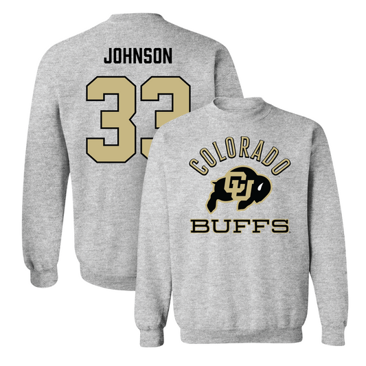 Sport Grey Women's Lacrosse Classic Crew - Jordan Johnson Youth Small