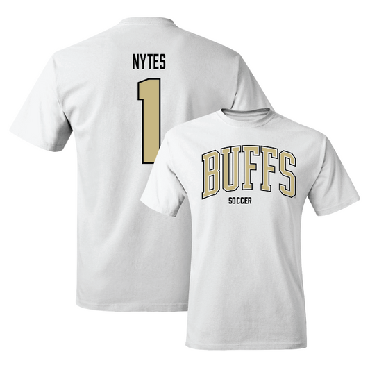 White Women's Soccer Arch Tee Youth Small / Jordan Nytes | #1