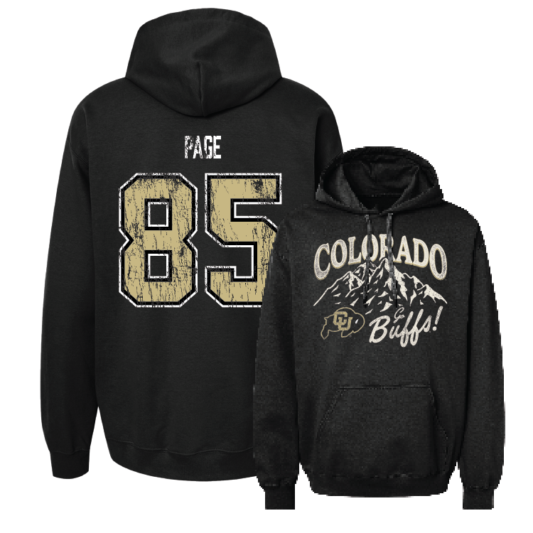 Black Football Mountain Hoodie Youth Small / Jacob Page | #85