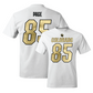 White Football Shirsey Comfort Colors Tee 7 Youth Small / Jacob Page | #85