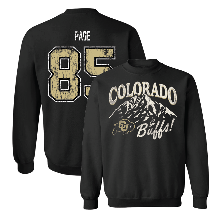 Black Football Mountain Crew Youth Small / Jacob Page | #85