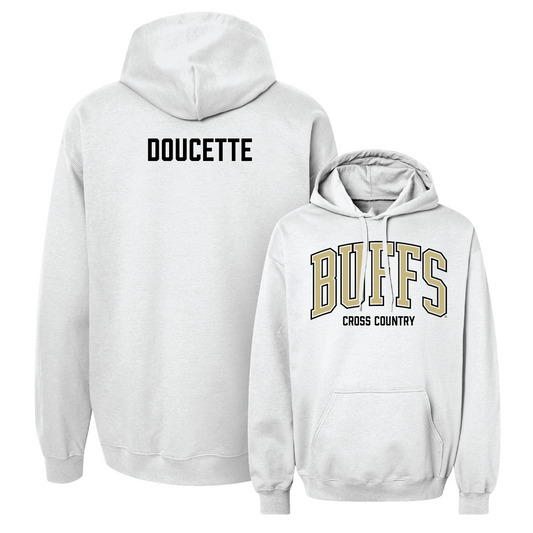 White Track & Field Arch Hoodie - Katie Doucette Youth Small