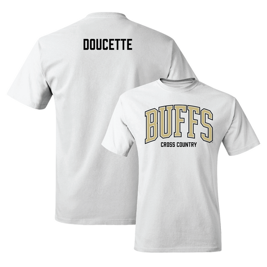 White Track & Field Arch Tee - Katie Doucette Youth Small