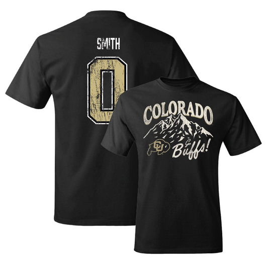 Black Women's Soccer Mountain Tee Youth Small / Lindsey Smith | #0