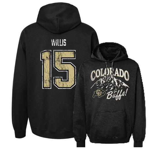 Black Women's Soccer Mountain Hoodie Youth Small / Lawson Willis | #15