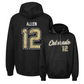 Black Women's Soccer Script Hoodie - Mallory Allen Youth Small