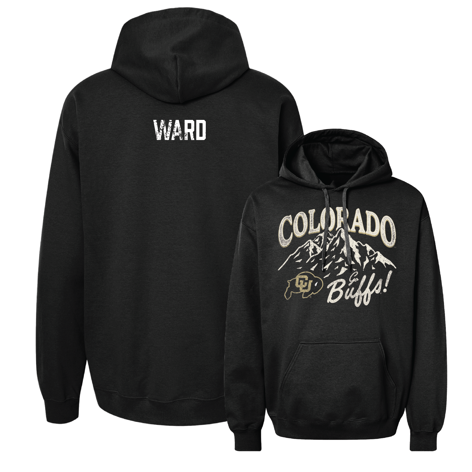 Black Track & Field Mountain Hoodie - Matt Ward Youth Small