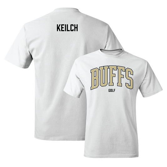 White Men's Golf Arch Tee - Robby Keilch Youth Small