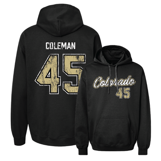 Football Black Script Hoodie - Ronald Coleman