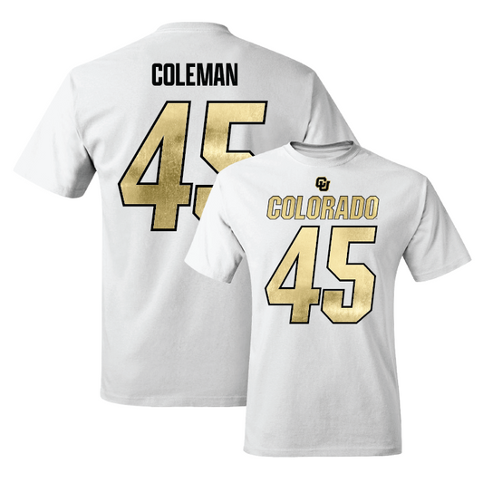 Football White Shirsey Comfort Colors Tee - Ronald Coleman