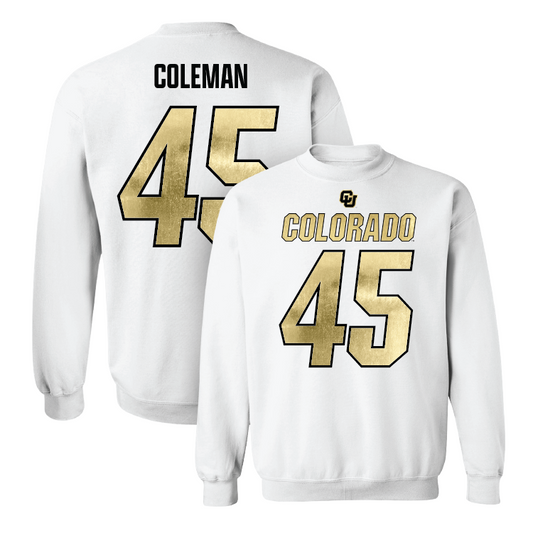 Football White Shirsey Crew - Ronald Coleman