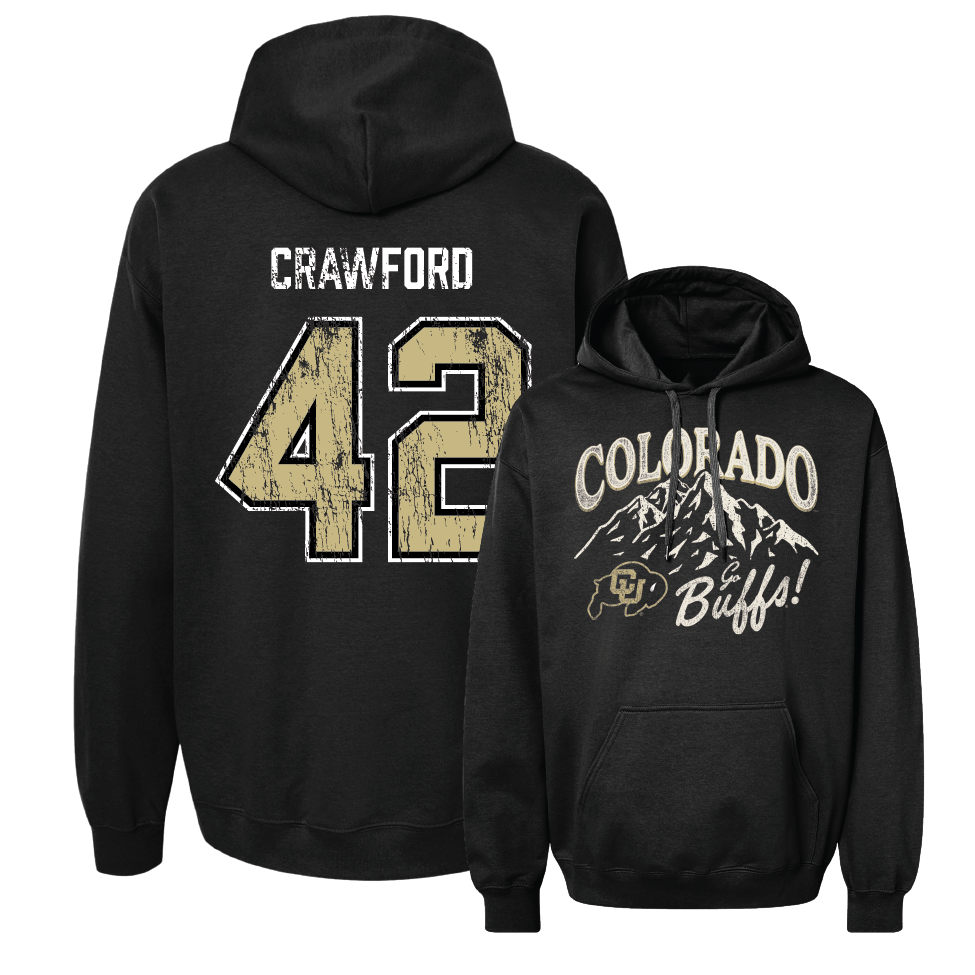 Men's Basketball Black Mountain Hoodie  - Andrew Crawford