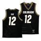 Colorado Men's Black Basketball Jersey - Bangot Dak | #12