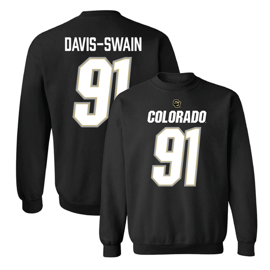 Football Black Shirsey Crew  - Brandon Davis-Swain